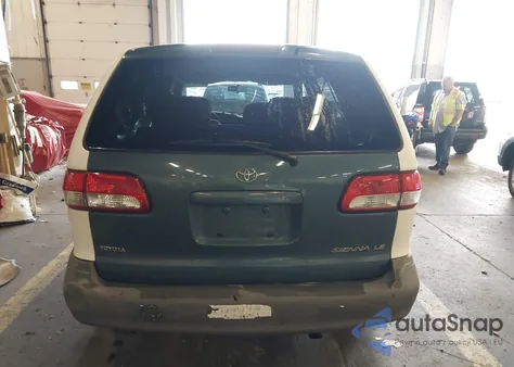 2001 Toyota Sienna Ce z USA, uszkodzony, nr VIN 4T3ZF19C01U321123